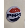 Image 2 : Incredible 16" Round Pepsi Button Advertising Sign - Mint Condition