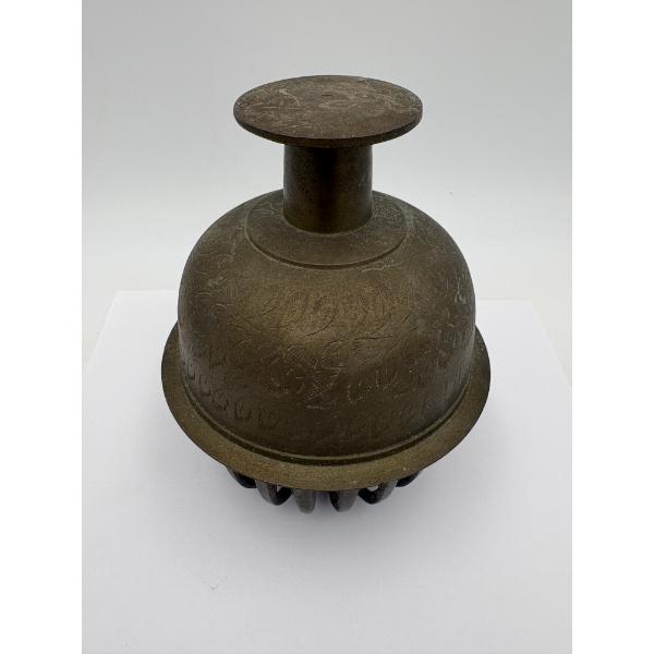 Brass Elephant Bell from India - featuring a distinctive Claw design with internal clapper