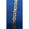Image 2 : 10K Yellow Gold (Broken) Anchor Mariner Chain - Weight: 11.6g