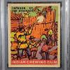 Image 2 : RARE 1933 Indian Chewing Gum #181 Defense of the Stockade Trading Card Graded Good at PSA 2