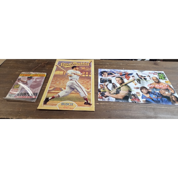 1995 Trading Cards Magazine, Stan Musical 22.5'' Poster, And Got Milk? 22'' Poster
