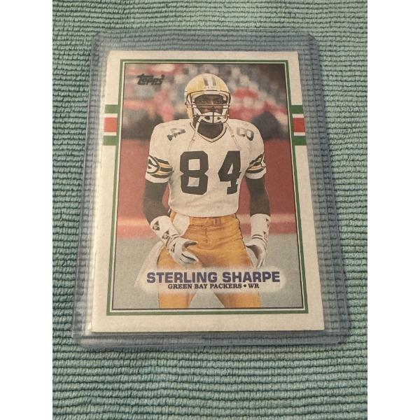 1988 Topps Sterling Sharpe Green Bay Packers Rookie Card - Mint Condition