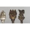 Image 6 : (6) Silverplated Souvenir Spoons - Weight: 106.5g 