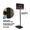 Image 2 : BRAND NEW NBA Official 44 in. Portable Basketball System Hoop with Polyethylene Backboard