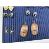 Image 8 : Earrings in individual Boxes - Large Lot of Costume Jewelry - Unique and Beautiful Pieces - Yellow 