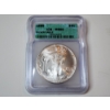 Image 1 : ICG Graded MS65 1995 American Silver Eagle - 1 oz .999 Fine Silver 