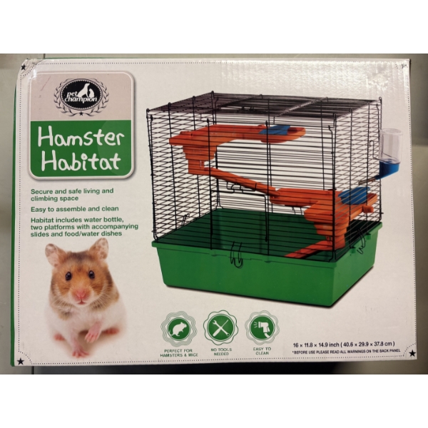 New in the Box - Pet Champion Hamster Habitat - 16x11.8x14.9 inch 
