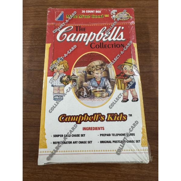 1995 Campbell's Soup Unopened Wax Box of Trading Cards - 36 Packs - Mint Condition