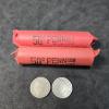 Image 1 : (2) Rolls of Wheat Pennies and (2) V Nickels 1912, 1907
