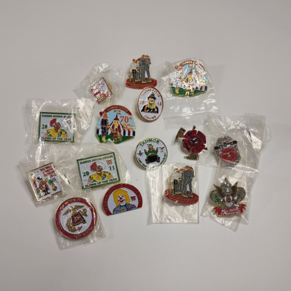 Assorted Collectible Circus Pins 