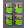 Image 2 : 1994 Coca-Cola Monsters of the Gridiron No. 1, 3, 5 & 6 - 2 GRAINS of Silver Each ~ 8 GR Total