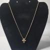Image 1 : 14K Gold 16.5" Chain Necklace with 14K Gold Cross Pendant Total Weight: 12.0g