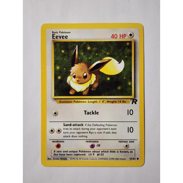 Eevee 55/82 Vintage Pokemon Trading Card