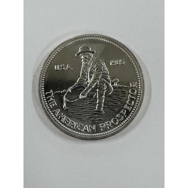 Rare 1985 Engelhard American Prospector Silver Troy Ounce .999 Fine Silver Coin - Mint Condition