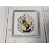 Image 3 : 2021 Niue Harry Potter Hufflepuff House 1 oz .999 Fine Silver Crest Shaped Coin - Mintage 5,000