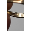 Image 6 : 14K Yellow Gold Women's Vintage Style Ring With Aquamarine - Size 6 - Weight: 2.6g