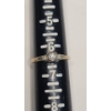 Image 8 : 14K Yellow Gold Vintage Art Deco Engagement Ring With Diamonds - Size 6.5 - Weight: 1.4g 