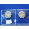 Image 6 : x5 Assorted Old U.S. Silver Quarters: 1892, 1899, 1908 Barber & Unknown Year Standing Liberty