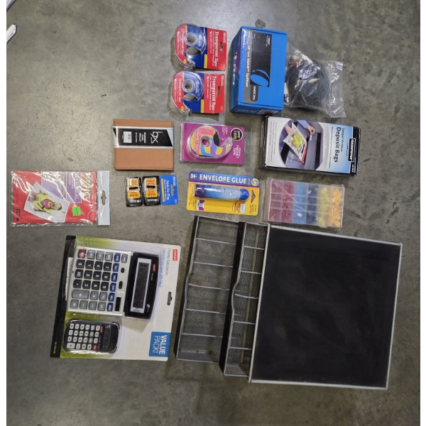 New Wifi Splitter, HDMI Cables, Calculators, Deposit Bags, Storage Drawers & More