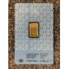 Image 2 : Acre Limited Edition Mint 2.5g .9999 Fine Gold Bar In Certification Card