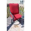 Image 2 : Excellent Outdoor / Porch / Patio Table & Swivel Cushioned Chairs -   Table is 24" Square - See Pics