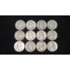 Assorted Years 90% Silver Washington Quarters - Face Value: $3.00