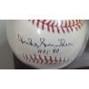 Image 2 : Duke Snider Autographed Rawlings Baseball & 1964 Topps #155 Duke Snider Baseball Card In Display