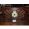 Image 2 : Vintage Radio & Desk Lamp Group As Shown  - Radio Is Reproduction Of Antique Model 