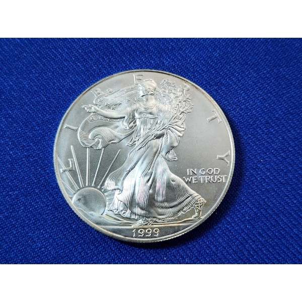 1999 Silver American Eagle - 1 Ounce .999 Fine Silver 