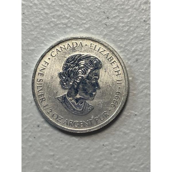 2015 Canada $2 First Special Service Force 1/2 Oz .999 Fine Silver Round