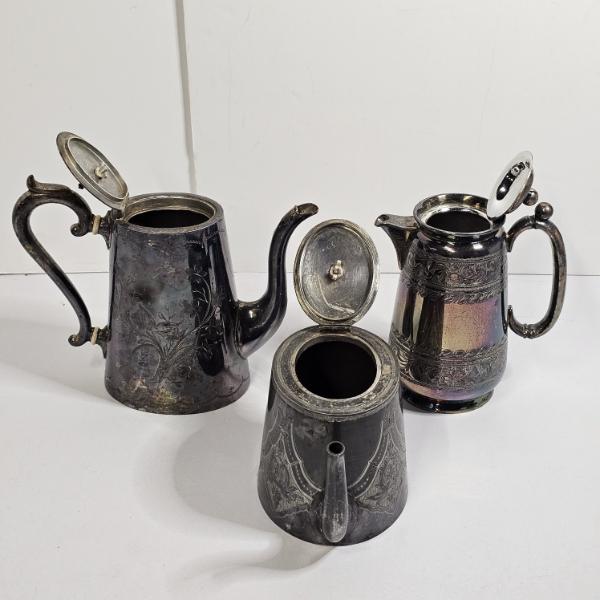 5lb Antique Victorian-Style Silver Plated Service Set