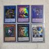 Image 1 : Yu-Gi-Oh! 6-Card Lot - ALL HOLO!!! - ALL 1ST EDITION!!! with Pokemon Sleeves (see pics)