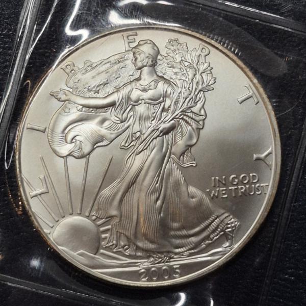 2003 United States 1 Ounce .999 Silver Eagle - Uncirculated