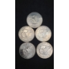 Image 2 : (3) 1971-S Eisenhower 40% Silver Dollars & (2) 1973-S 40% Silver Dollars - Face Value: $5.00