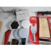 Image 2 : Assorted Tools & Home Items: Chisels, Files, Sandpaper, Window Handle Remover, & MORE! See photos! 