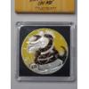 Image 3 : 2025 U.S Colorized "Don't Tread on Me" 1 Troy Oz .999 Fine Silver American Eagle With Eagle Privy