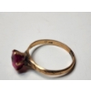 Image 4 : 10K Gold Ring with Ruby Gemstone Total Weigh 1.7g Size 6