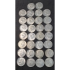 Image 1 : Assorted Years Kennedy 40% Silver Half Dollars- Face Value: $15.00