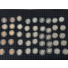 Image 1 : Unique Coin Collection Of Various Sizes And Face Values, 45 Coins - Mint Condition