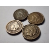 Image 3 : Four Assorted Earlier Indian Head Pennies With Various Dates & Conditions!