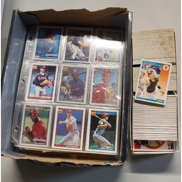 Lot Of Assorted 80's & 90's Unsearched Baseball, Basketball & Football Cards 