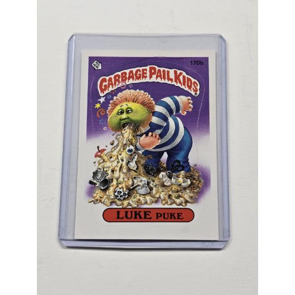 1986 Topps Garbage Pail Kids LUKE PUKE #170b - Mint Condition