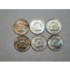 Image 4 : Assorted Years Silver Franklin Half Dollars Face Value: $3.00