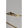 Image 4 : 14K Gold 20" Twisted Rope Necklace - Weight 6.2g