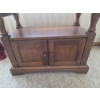 Image 6 : PICKUP IN CANTON - Beautiful Wood 45'' x 16.5'' x 28'' Drop Side Table With Cupboard  