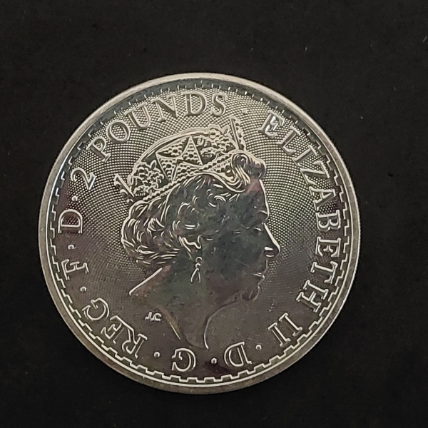 2022 Silver Queen Elizabeth Britannia - .999 Silver 1 Troy Oz