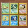 Image 1 : Six Assorted Vintage 1st Edition Pokemon Trading Cards 