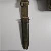Image 2 : WWII U.S. Military M1910 Canvas Pistol Belt With M1910 Aluminum Canteen, Cup, Cover, And M8 Scabbard
