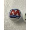 Image 2 : 3 - Vintage Gas & Oil Advertising Marbles - Marathon, Hess & Mobilgas