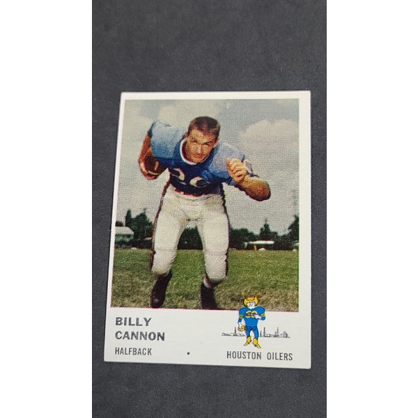 Billy Cannon Houston Oilers #171 Football Card